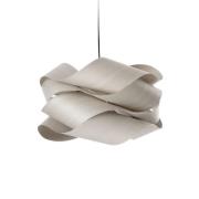 LZF hengelampe Link, grå/nikkel, Ø 46 cm, tre