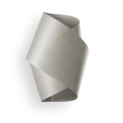 LZF vegglampe Orbit, grå, bredde 19 cm, tre