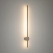 LED-vegglampe Orla M, sand, aluminium, høyde 97 cm