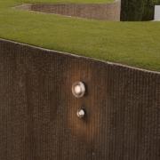 MARSET utendørs LED-vegglampe ROC MINI, svart, IP65, TRIAC