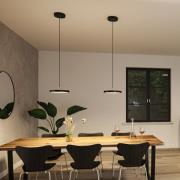 Paulmann LED-hengelampe Hildor, svart Ø 31 cm 3-trinns dimbar