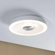 Paulmann LED-taklampe Volea, hvit/sølv Ø 32 cm IP44 dim