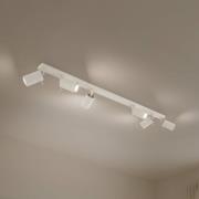 Ring downlight, beige, lengde 117 cm, stål, 6 lyskilder.