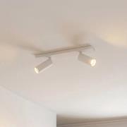 Arcchio Downlight Brinja Slim, hvit, 2 lyskilder, GU10 MR11