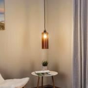 Hengelampe Soda glassylinder rav Ø 12cm