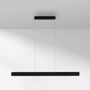Paul Neuhaus LED-hengelampe Q-Stretto, svart, 120 cm