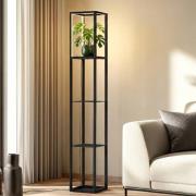 Lindby LED-gulvlampe Birta, stående, reol, høyde 155 cm