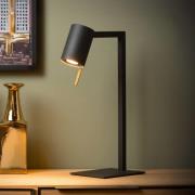 Skrivebordslampe Lesley, svart, høyde 50 cm, metall