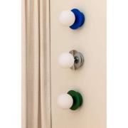 Globen Lighting vegglampe ART DECO, grønn/hvit, Ø 16 cm, IP44