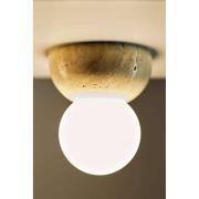 Globen Lighting vegglampe Torrano, beige, Ø 13 cm IP44