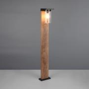 Veilampe ARDILA, treoptikk, høyde 100 cm, metall/glass IP44