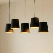 Lucande Thamila hengelampe, svart, eik