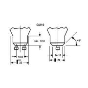 LED-pære SUPERIA RETRO ES50 GU10 4,8 W 927 450 lm dimbar