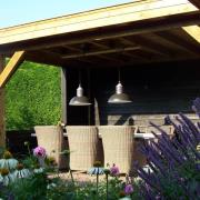 Pendellampe utendørs Carla aluminium/antrasitt