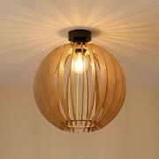 Taklampe Clay, Ø 40 cm, bjørkfinér, E27