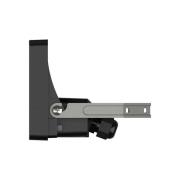 Theben LED-utvendig veggspot theLeda B20 dual, svart, IP65