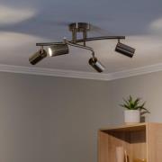 Downlight Spotte, messing antik, 4 lyskilder