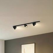 Lindby skinnesystem Linaro, sett med 3 Brinja, LED, svart