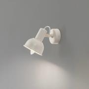 Vegglampe Trogir, beige, Ø 11,5 cm, metall
