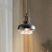 Pendellampe AV-5064-1BSY, skjerm metall og glass