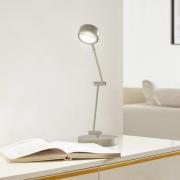 Lindby bordlampe Jyla, 36 cm, matt hvit, GX53, fleksibel