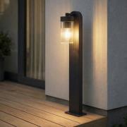 Lindby veilampe Kaliro, antrasitt, 60 cm, E27, IP54