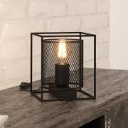 Bordlampe Catterick, svart, en burskjerm