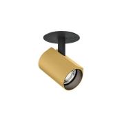 WEVER & DUCRÉ LED innfelt spot Ceno 1.0 gull/svart 927 Blattf.