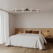 WEVER & DUCRÉ LED-taklampe Perlez Spin 1.0 svart 927