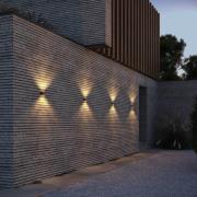 WEVER & DUCRÉ utendørs LED-vegglampe Kiosk 1.0 bronse, 2700 K