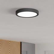 Lysekrone Edale, 6 stoffskjermer cappuccino, oval