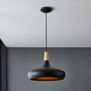Sabinar pendellampe, 1-lys, svart, Ø 40 cm