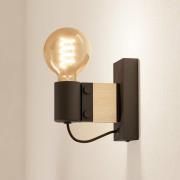 EGLO Bailrigg vegglampe av tre