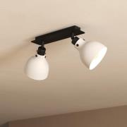 Matlock downlight, lengde 52 cm, grå/svart, 2 lyskilder.