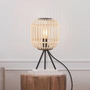 Bordlampe Bordesley med treskjerm