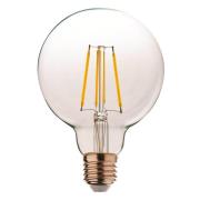 MARKET SET LED-filamentpære G95 E27 8W 806lm 2700K