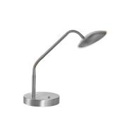 LED-bordlampe Tallri, nikkel, høyde 60 cm, CCT berøringsdimmer
