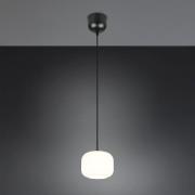 Hengelampe Signe, Ø 15 cm, hvit, glass, E14