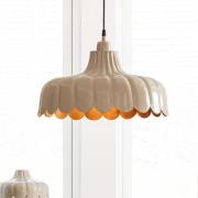 PR Home Wells hengelampe, beige/gull, Ø 43 cm, metall