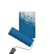 Vegglampe Raposa, hvit, høyde 22 cm, gips, 2 lyskilder.