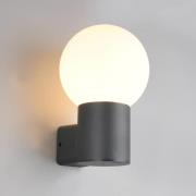 Utendørs vegglampe Mures, antrasitt, høyde 28 cm, metall