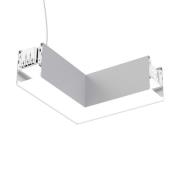 SLC LED-hjørnemodul Click L, AC, tilkobling til høyre, hvit, Feed