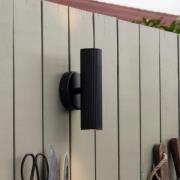 Globen Lighting vegglampe Hubble, svart, høyde 21 cm IP44