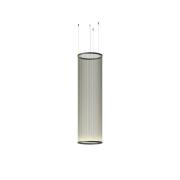Vibia LED-hengelampe ARRAY grønn 193 x 55 cm sylinder 927 dimbar