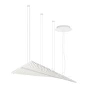 Vibia LED-hengelampe RHYTHM, hvit, 189 x 47 cm 927 dimbar