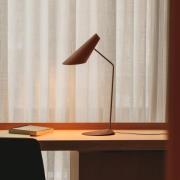 Vibia LED-bordlampe I.Cono, rødbrun, høyde 56 cm, 2700 K