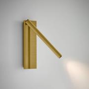 Bover LED-vegglampe Arid A/02 sandgul, aluminium, 2700 K