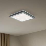 Taklampe Tally, bredde 42 cm, salviegrønn, tre, E27