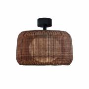 Bover utendørs taklampe Fora, grafittbrun/brun, Ø 50 cm