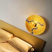 KOLARZ Luna Kiss Gold vegglampe, 24 karat, Ø 54 cm